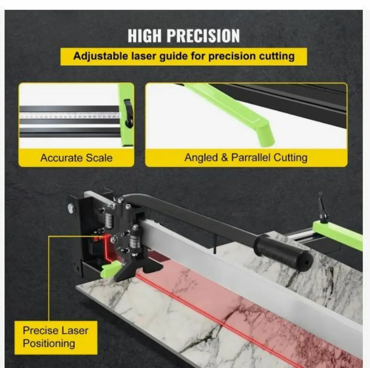 31 Inch Blue Manual Tile Cutter - Image 4