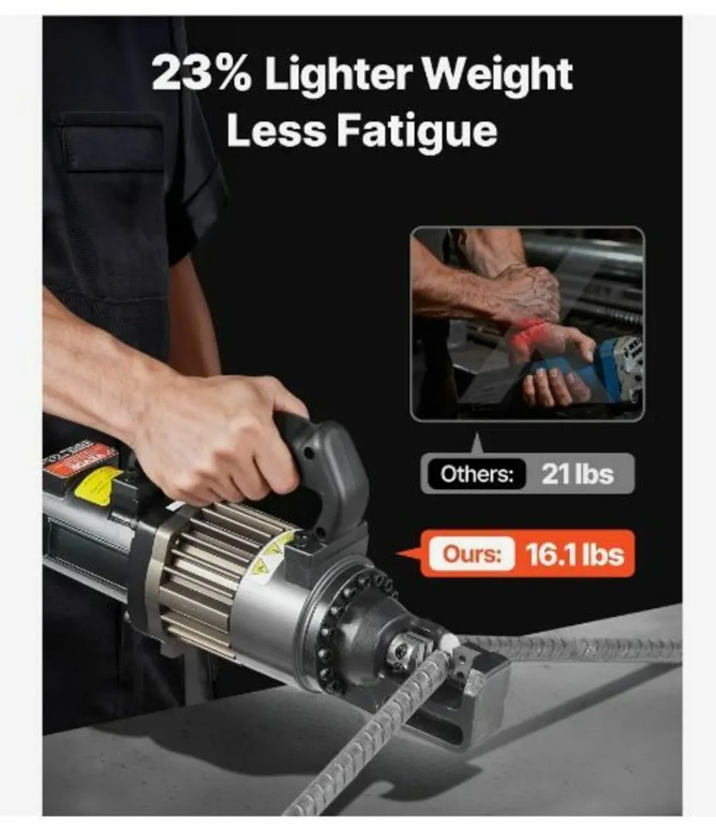 Electric Hydraulic Rebar Cutter, 1000W - Image 4