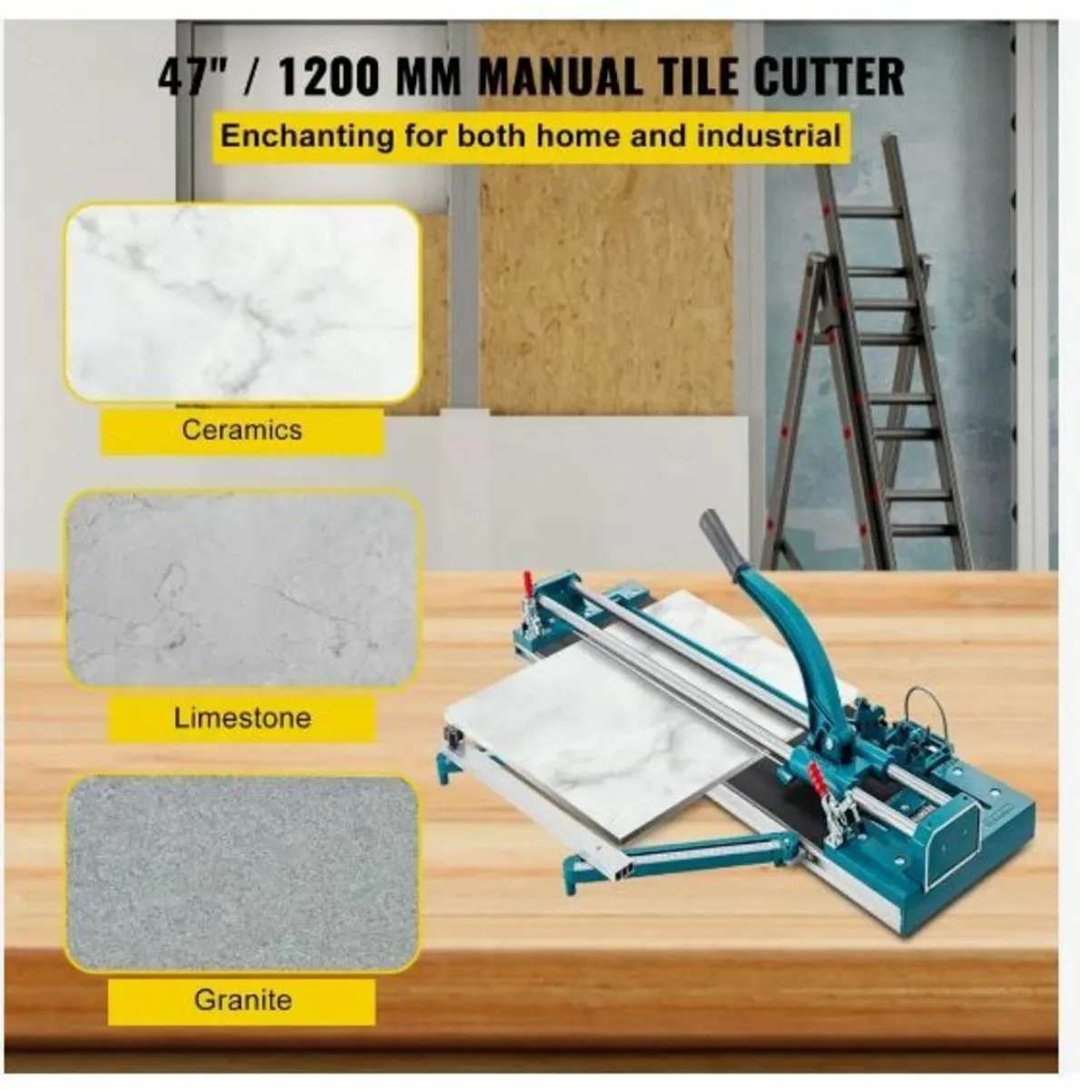 47Inch/1200mm Tile Cutter Double Rail Manual - Image 2