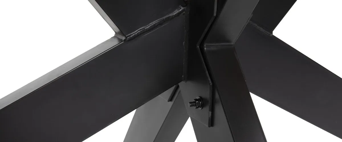 Ez Living Oak Starburst 2M Oval Dining Table - Image 4