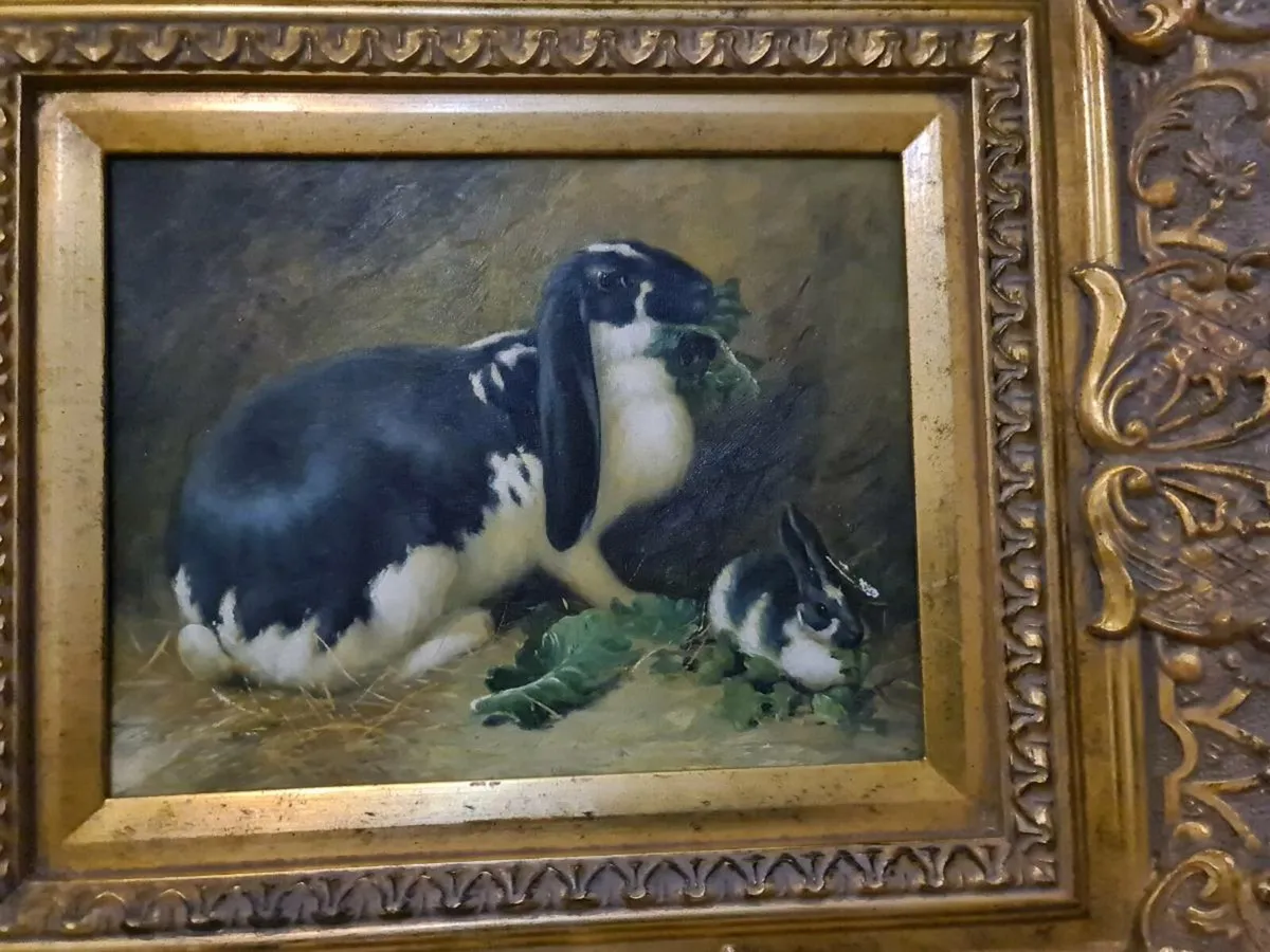 Vintage oil painting - Image 2