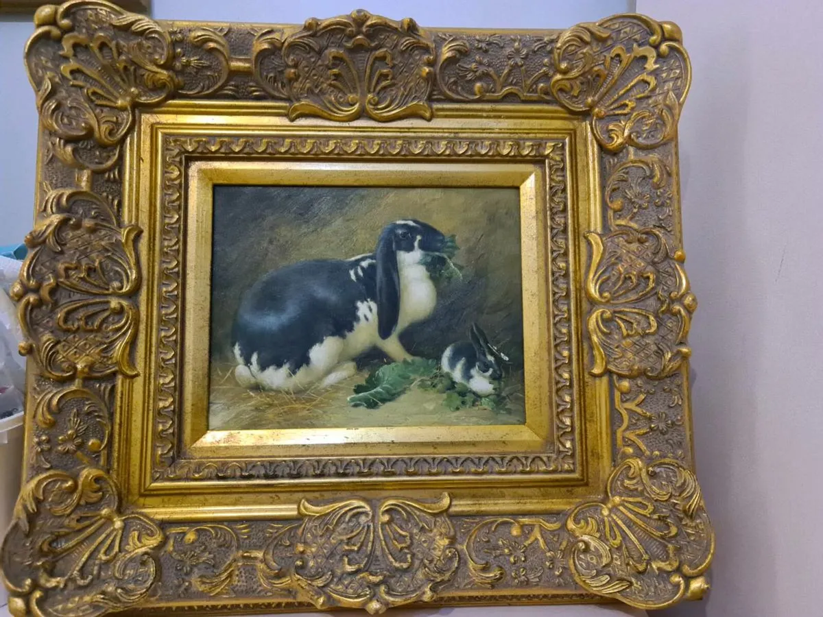 Vintage oil painting - Image 3