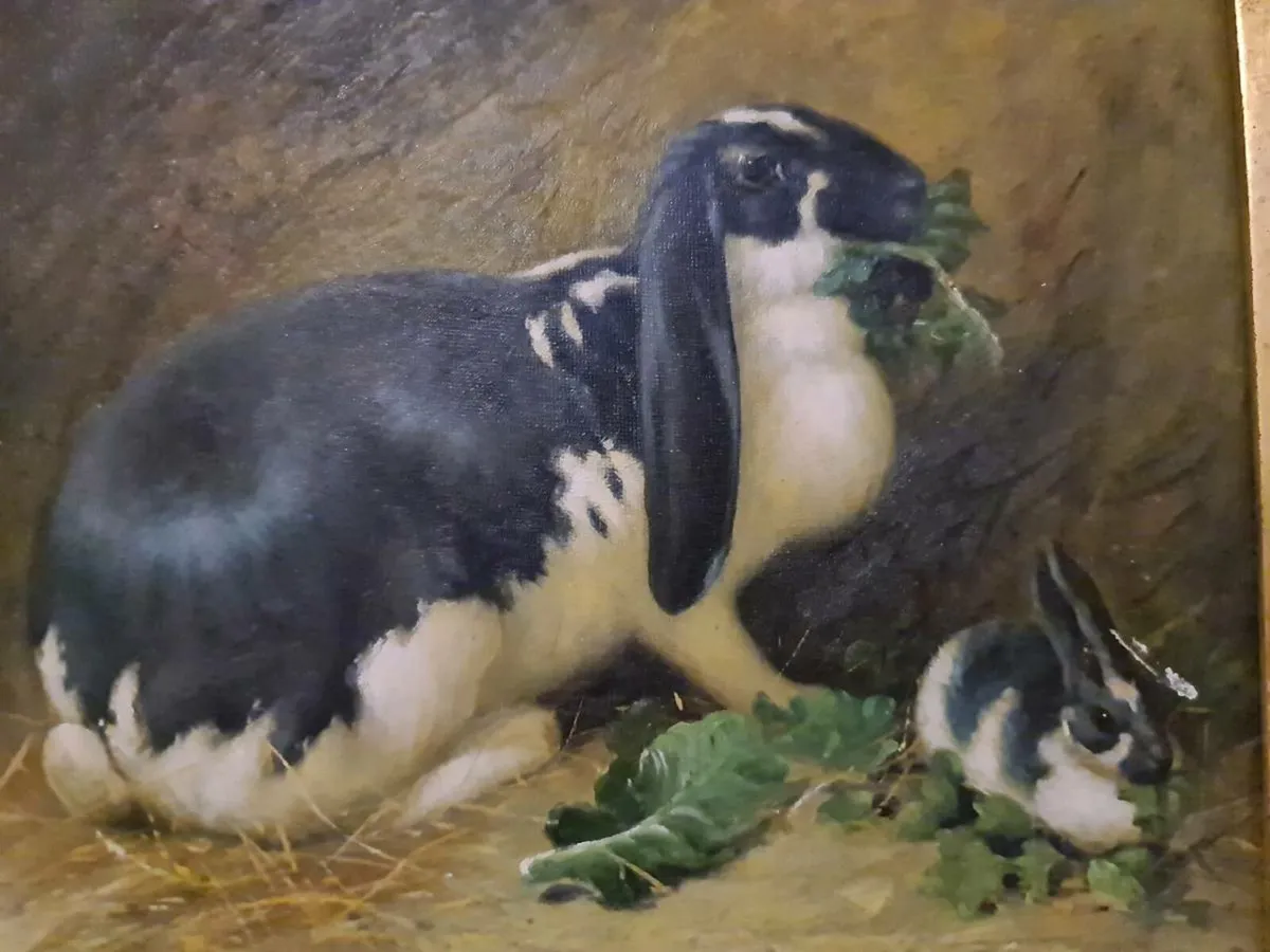 Vintage oil painting - Image 4