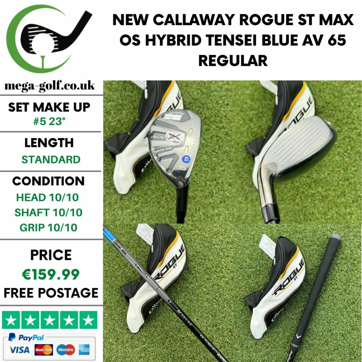 New Callaway Rogue ST Max OS Hybrid / #5 23° - Image 1