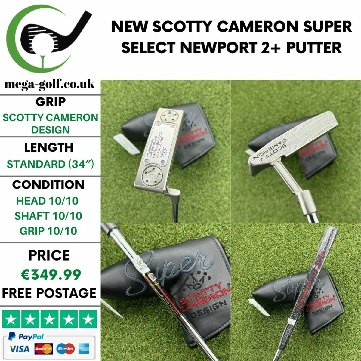 New Scotty Cameron Super Select Newport 2+ Putter - Image 1