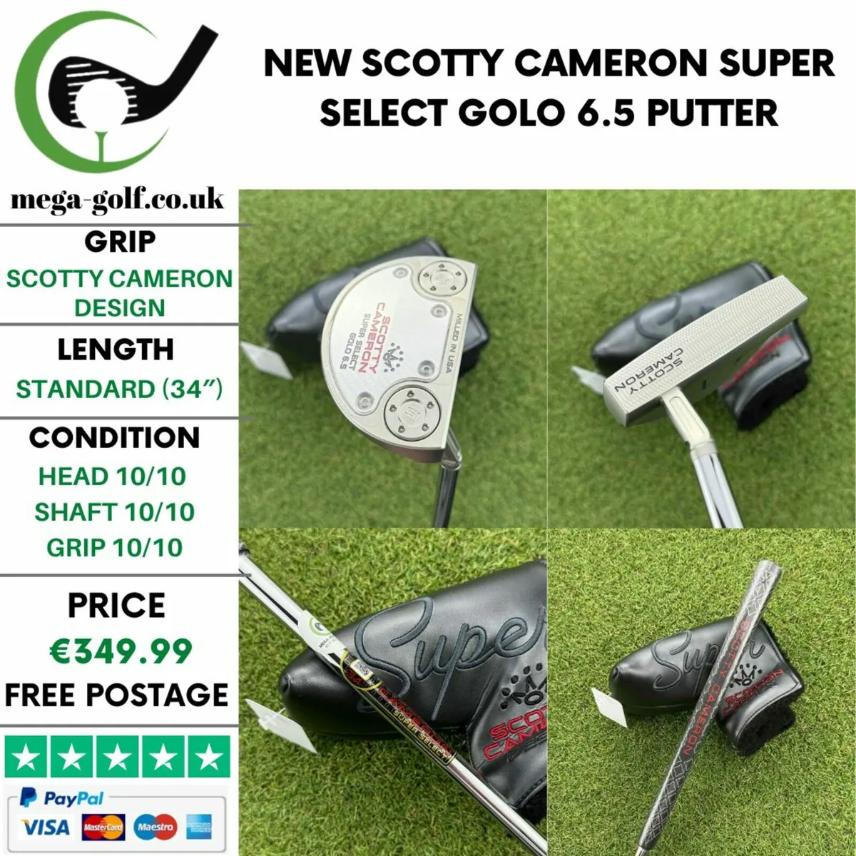 New Scotty Cameron Super Select Golo 6.5 Putter - Image 1
