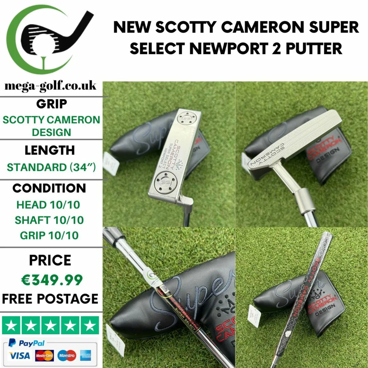 New Scotty Cameron Super Select Newport 2 Putter - Image 1