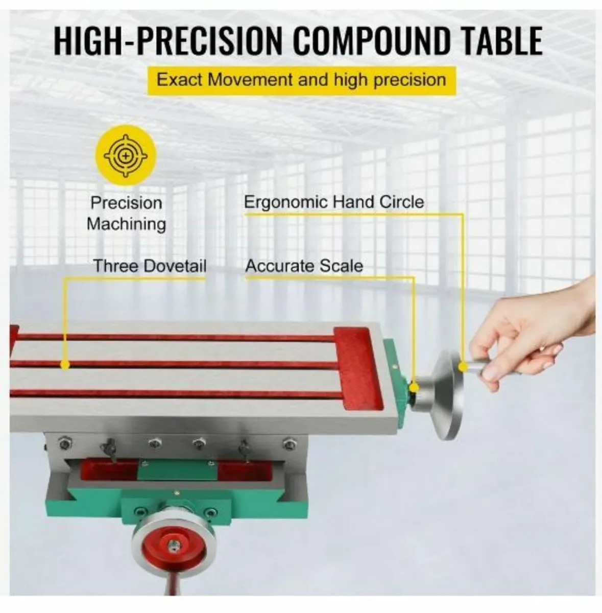 Milling Table 17.7×6.7Inch (450 x 170 mm) - Image 3