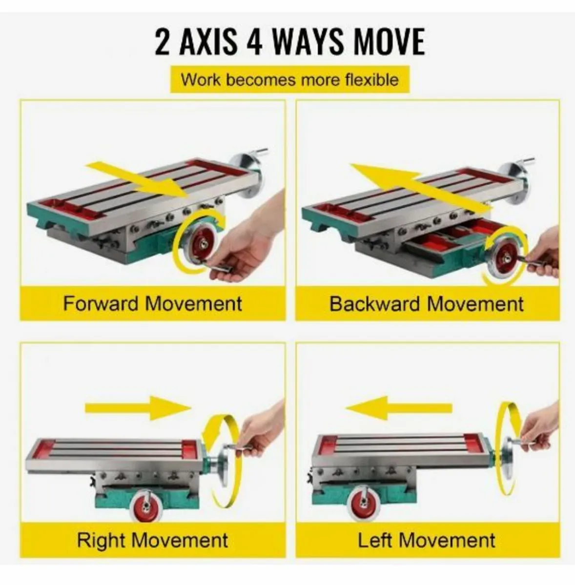 Milling Table 17.7×6.7Inch (450 x 170 mm) - Image 4