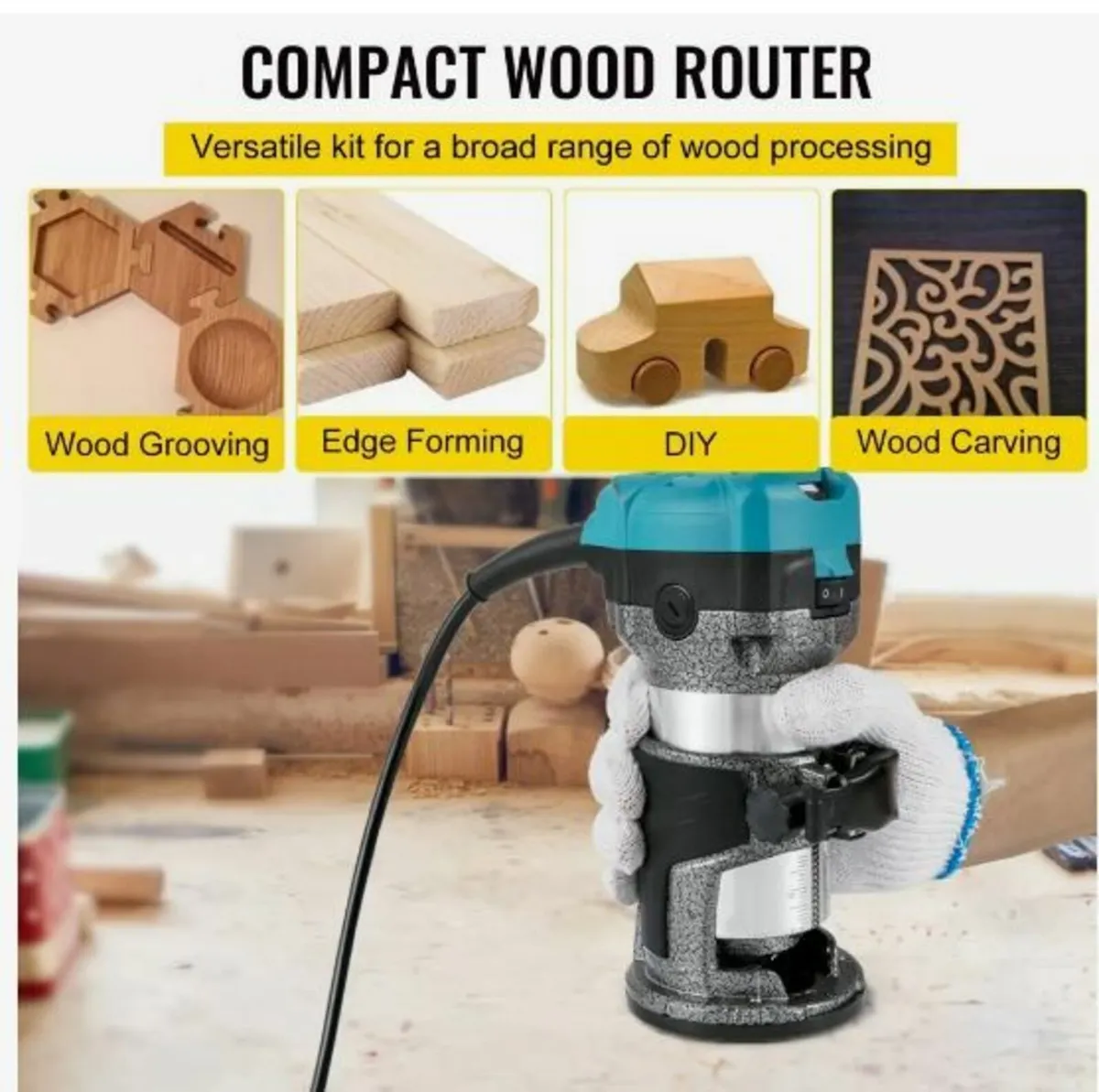 Router Tool, 710W Wood Router - Image 3