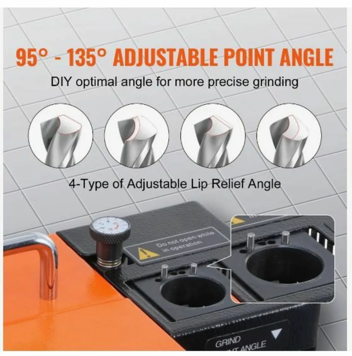 MR-13B Drill Bits Sharpener 3-13mm Bits Grinder - Image 3