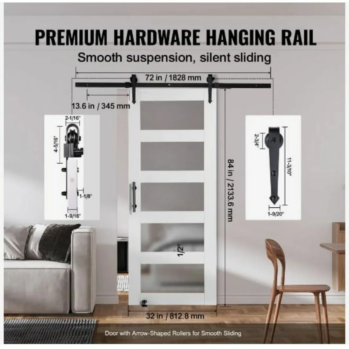 Barn Door and Hardware Kit - Image 4