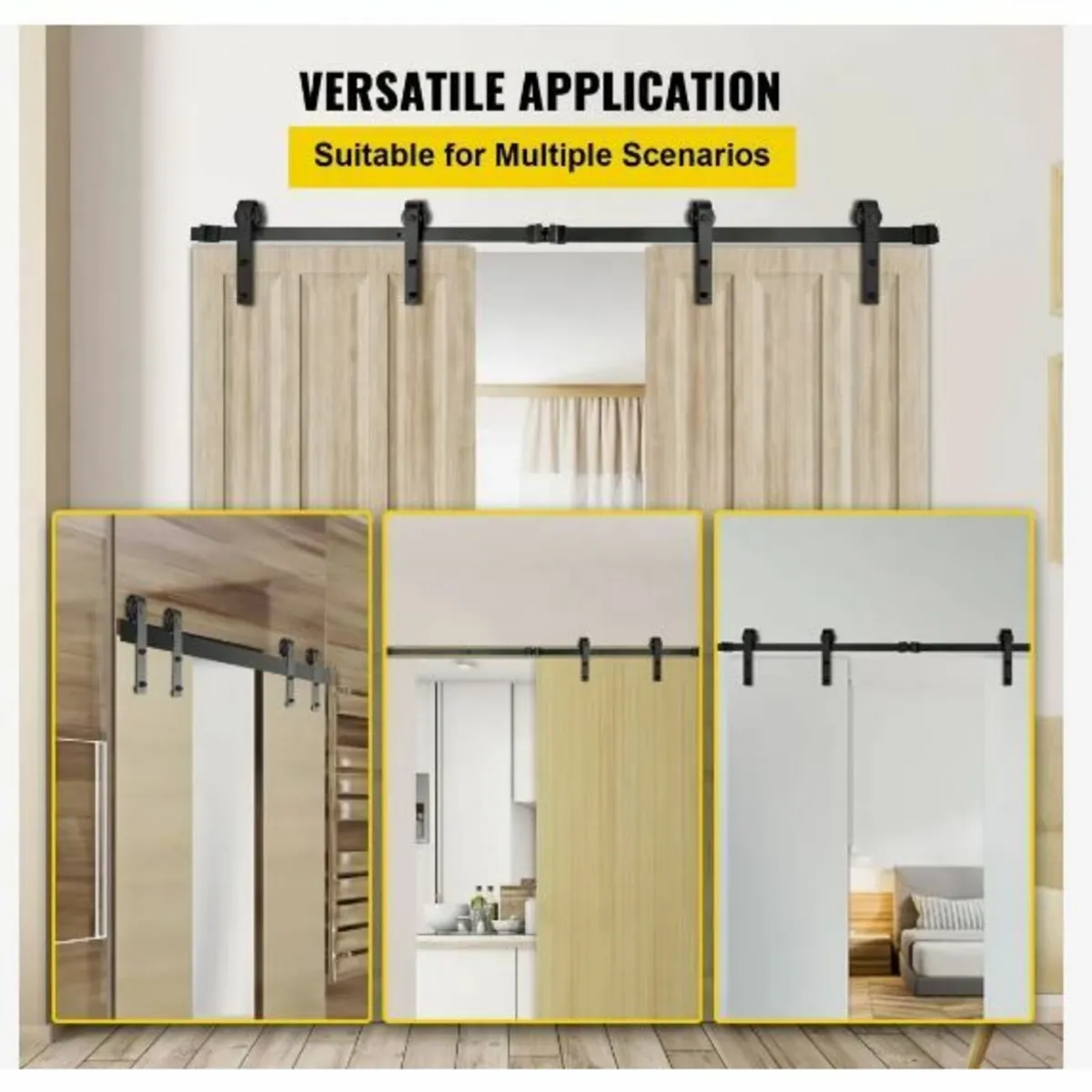 Sliding Barn Door Hardware Kit - Image 2