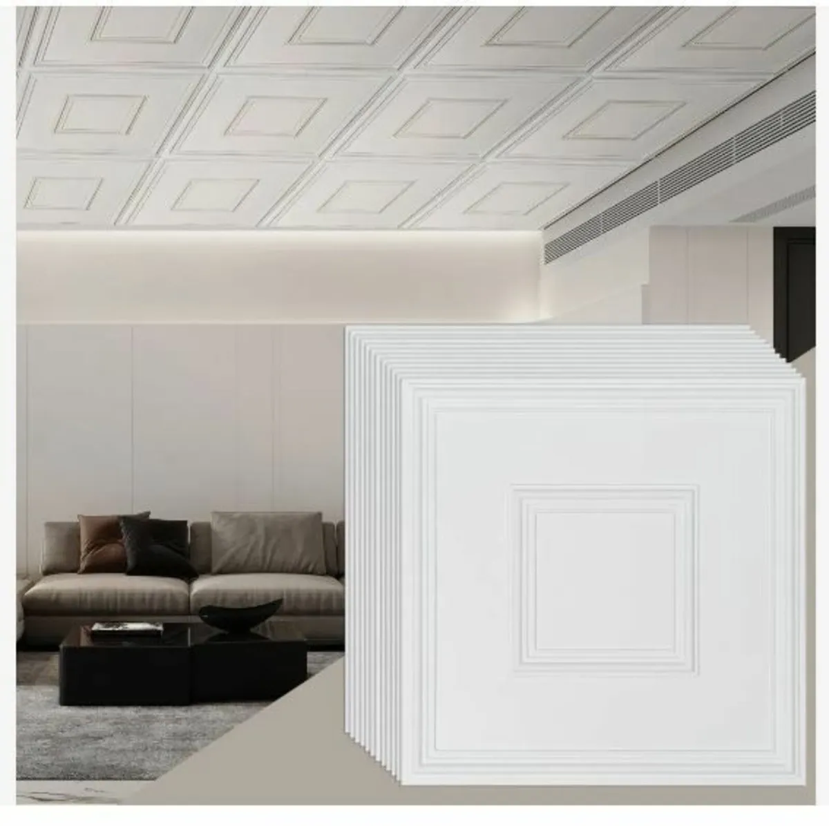 Ceiling Tiles, 12-Pack 24 x 24 in - Image 1