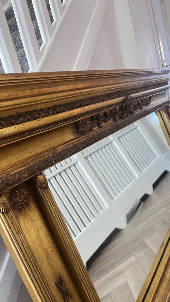 Very large antique mirror - Image 3