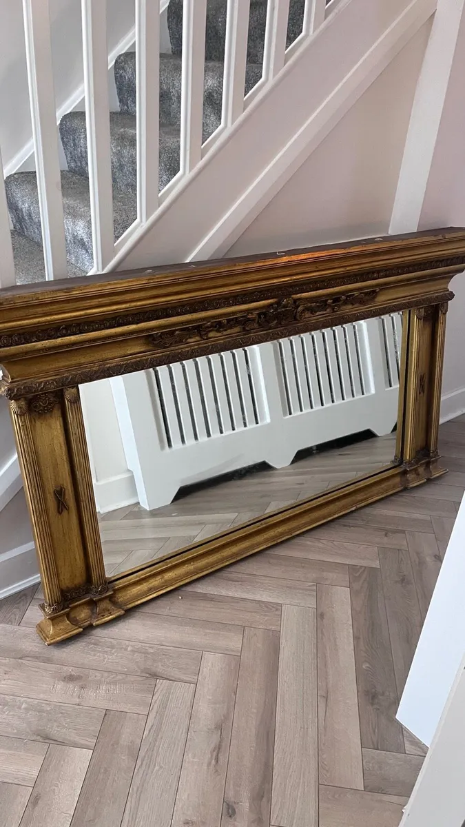 Very large antique mirror - Image 4