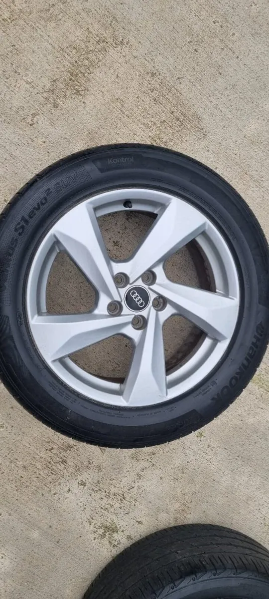Four 18 inch rims and tyres from a Q3 - Image 2