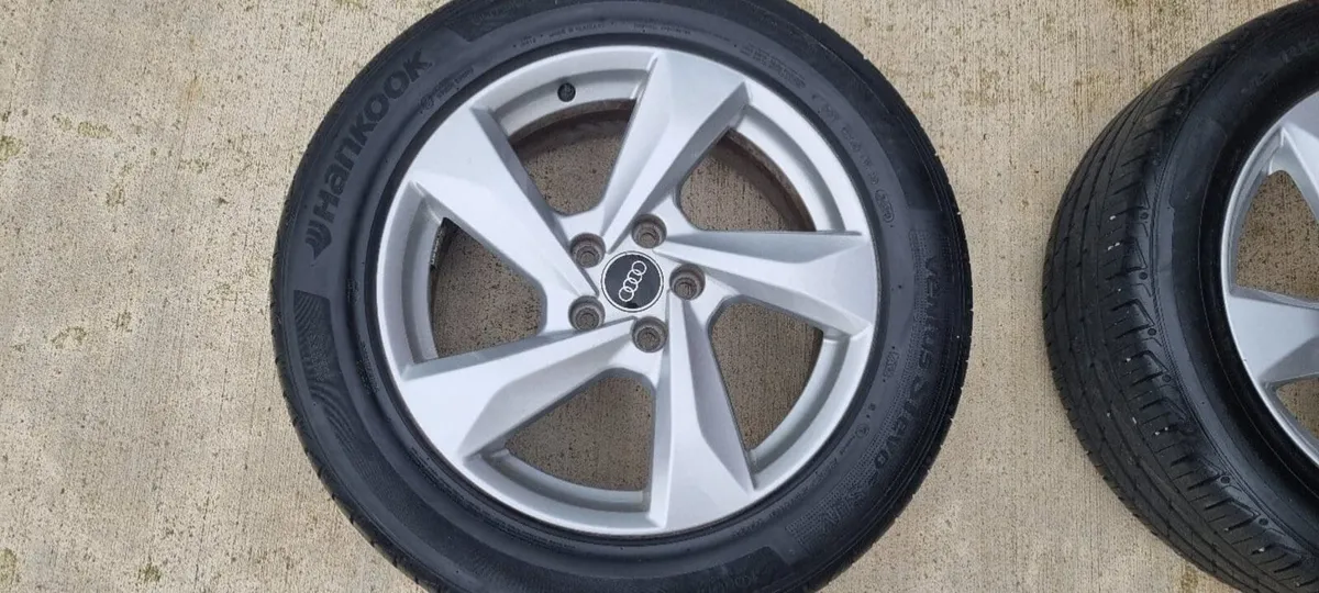 Four 18 inch rims and tyres from a Q3 - Image 3
