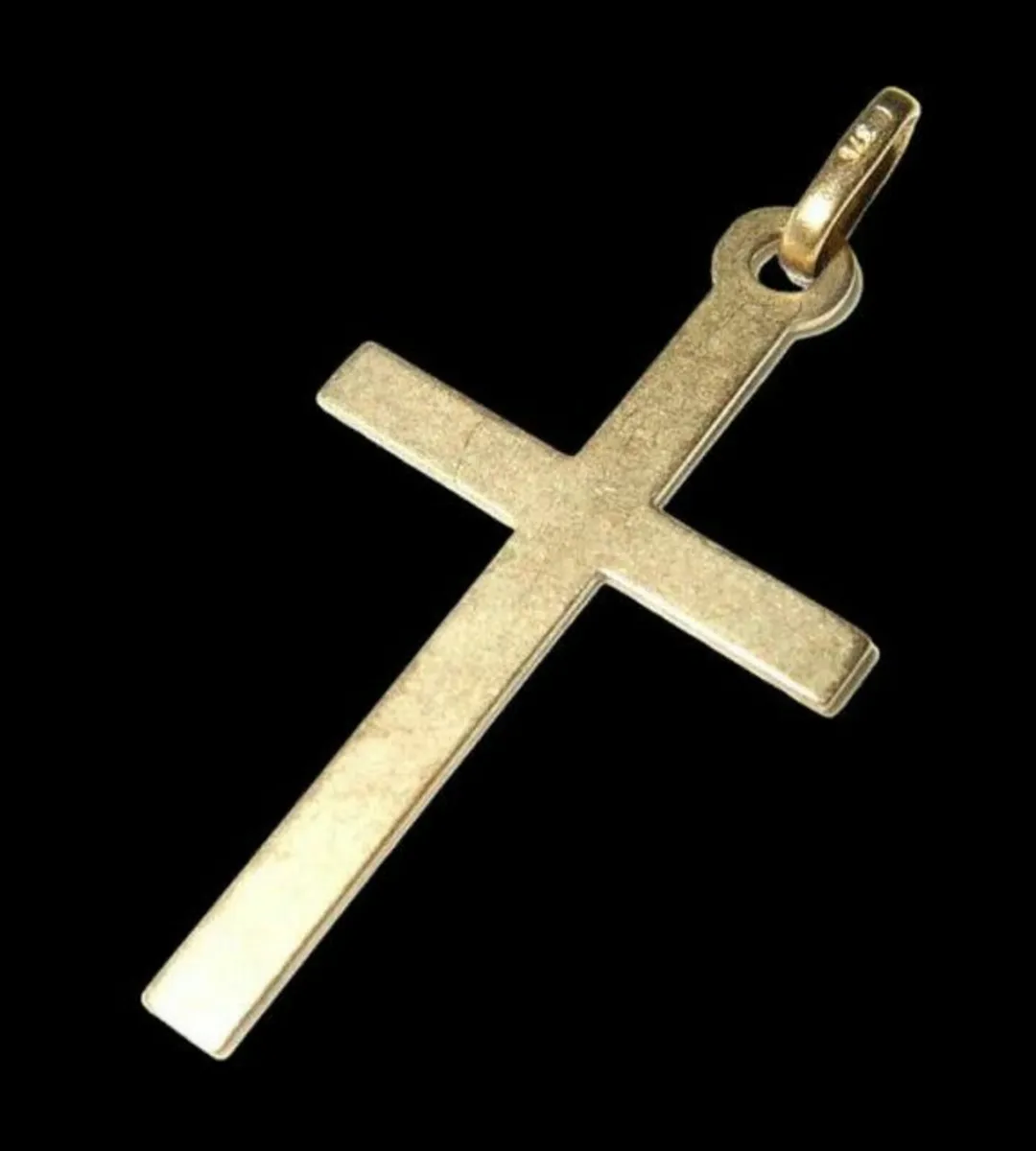 Vintage Hallmarked 9ct Traditional Cross - Image 4