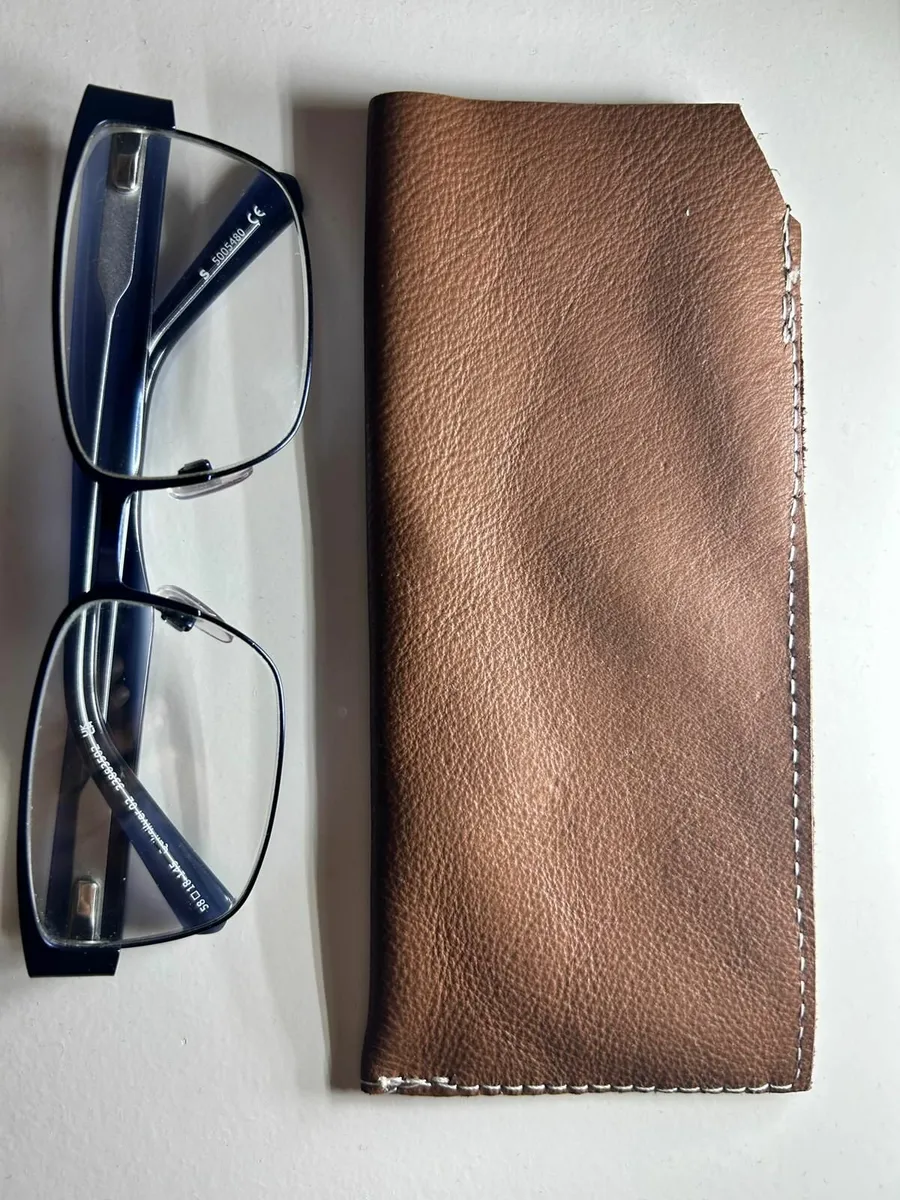 Genuine Leather Light Weighted Glasses Cover - Image 4