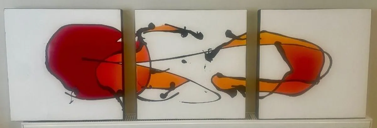 Art: Painting by South African Artist (3 Piece) - Image 1