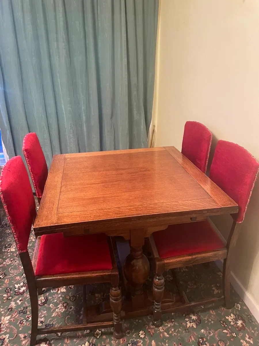 Table and chair for sale - Image 1
