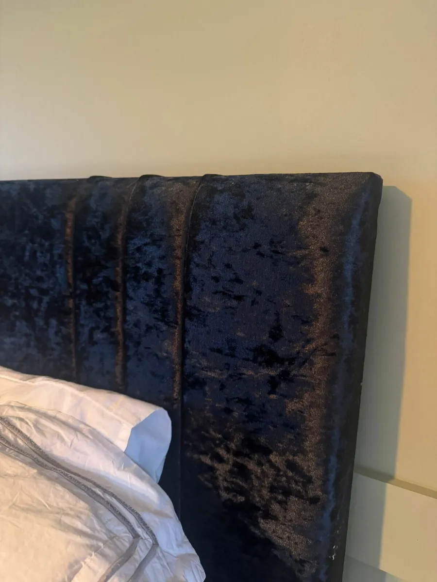 King size bed and head board - Image 3