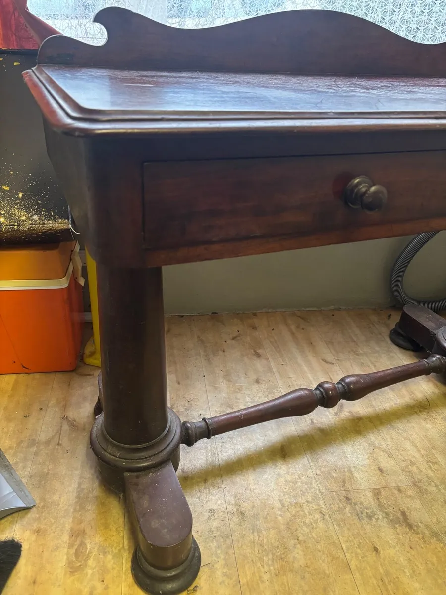 Library table mahogany - Image 3