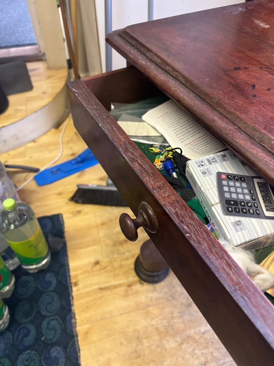 Library table mahogany - Image 4