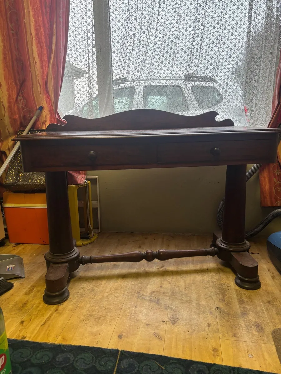 Library table mahogany - Image 1
