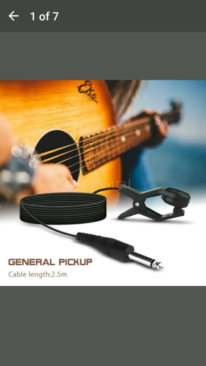 Clip On Acoustic Guitar Pick Ups - Image 1
