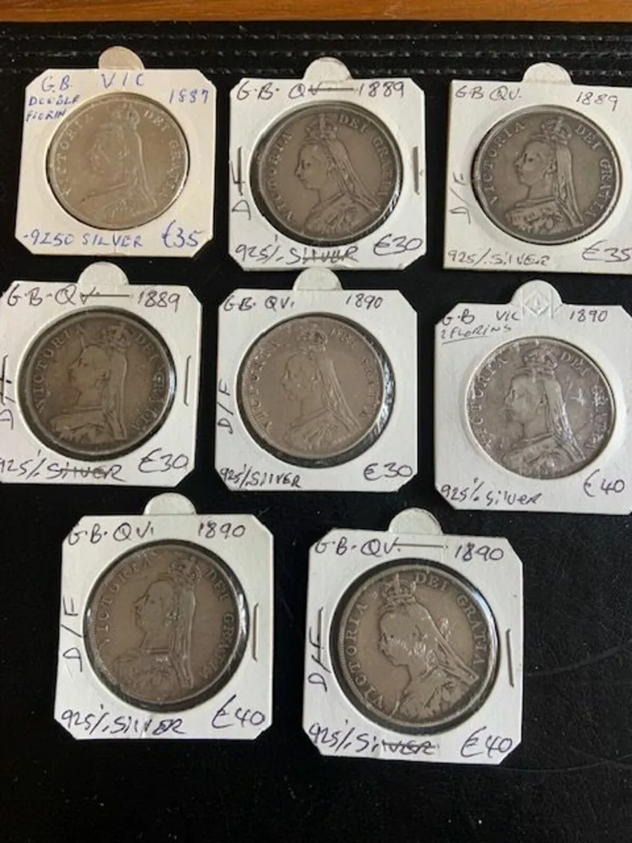Queen Victoria Double Florin - Various Prices - Image 1