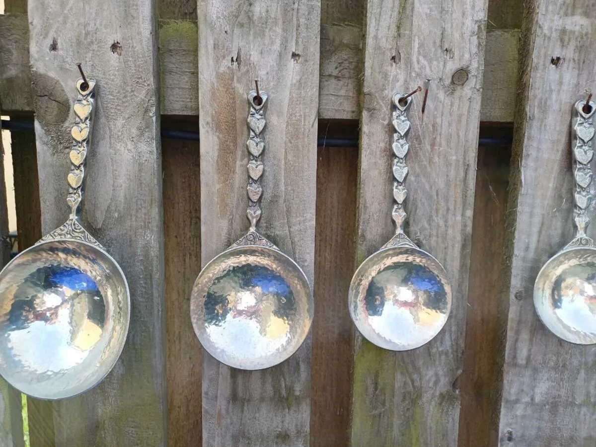 Vintage Crosby & Taylor Pewter Measuring Cups - Image 2