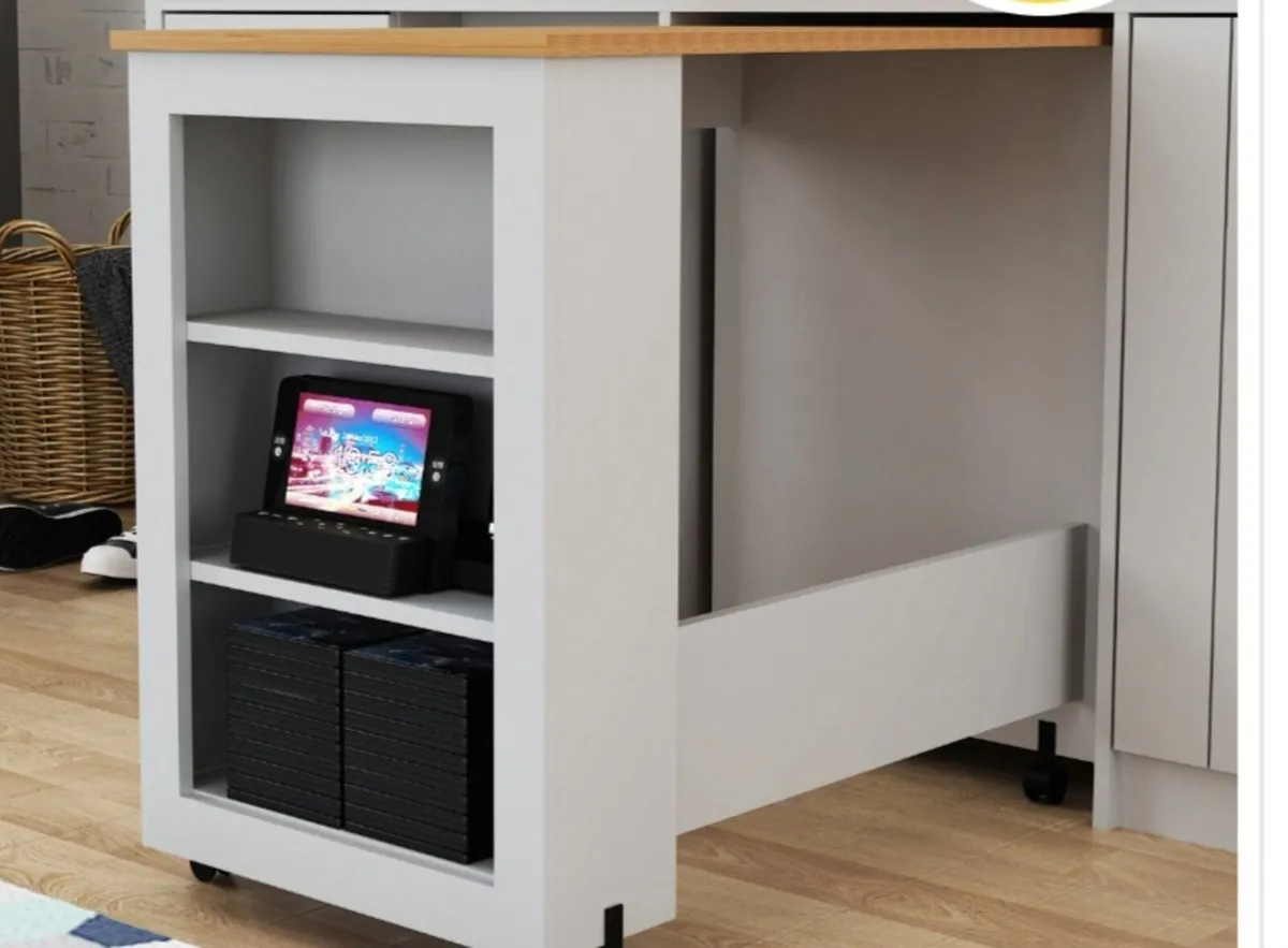 Grey Mid Sleeper Bed - Image 3