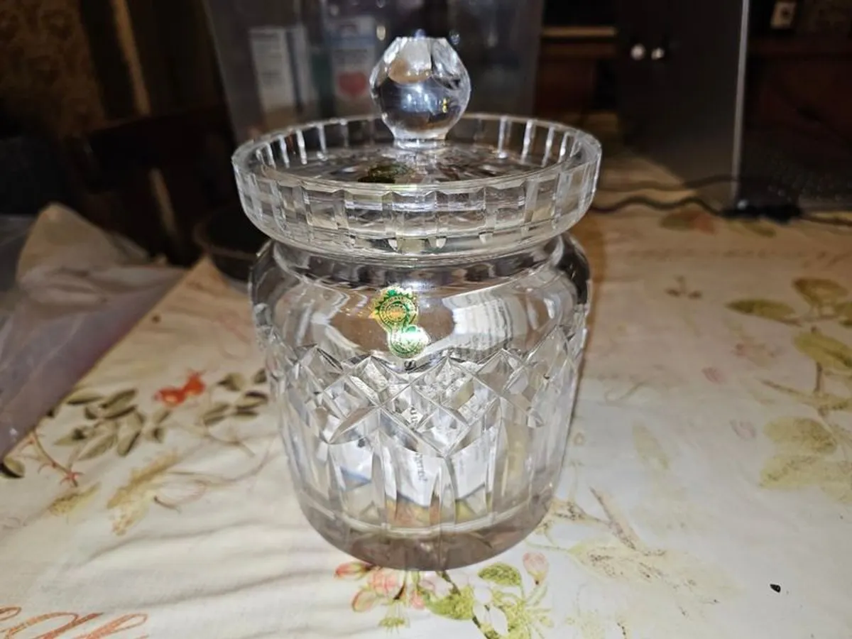 Waterford Crystal Biscuit Jar