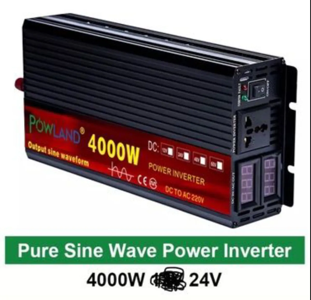 4000w Pure Sine Wave Power Inverter 24v - Image 3