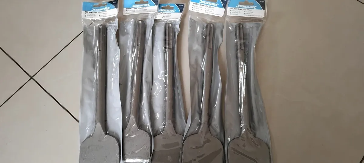 SilverLine Sds Max Chisels 75mm x 300mm - Image 1