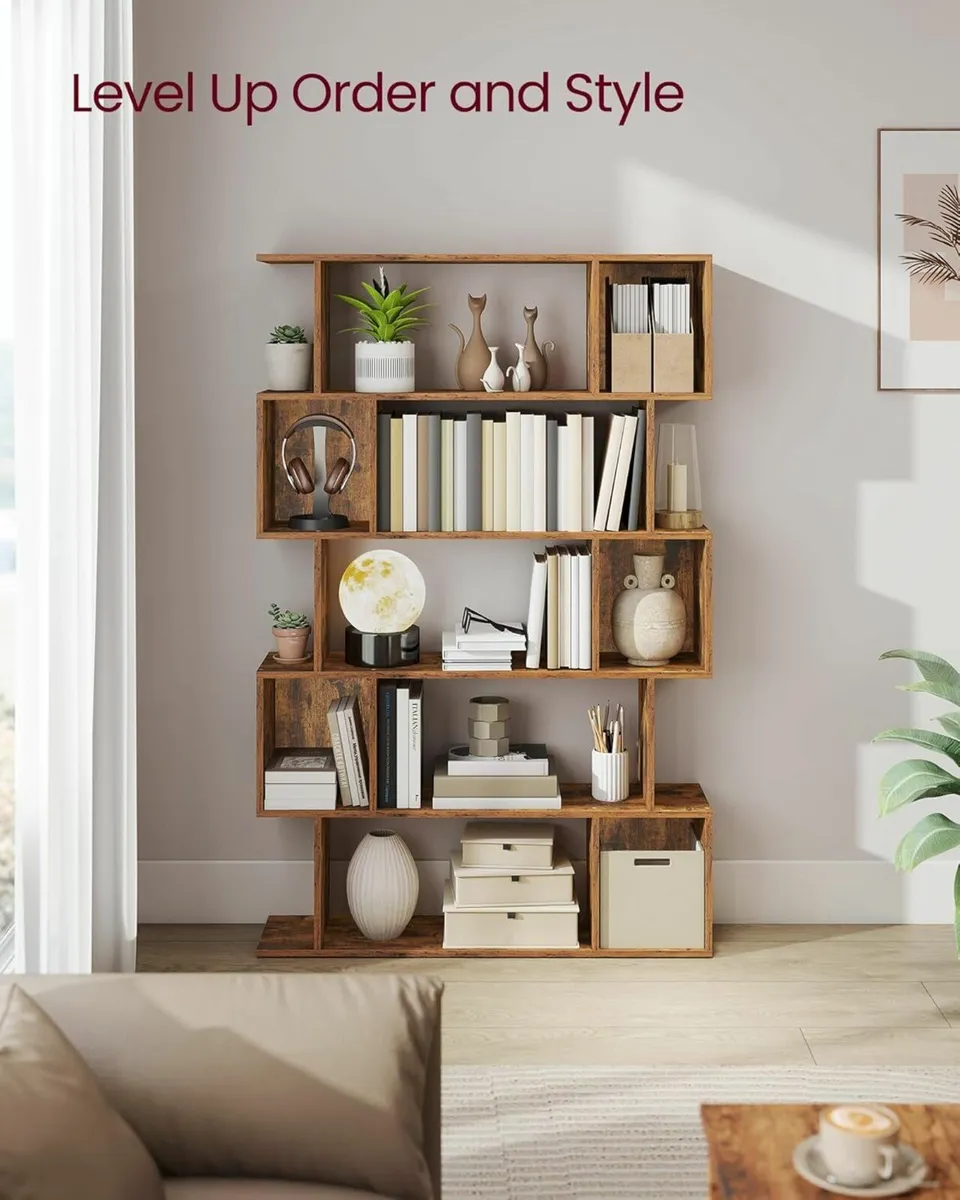 New 5 tier bookcase display - FREE POST - Image 1