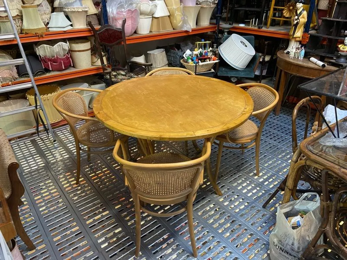 Stunning Bentwood Breakfast Table & Chairs - Image 3