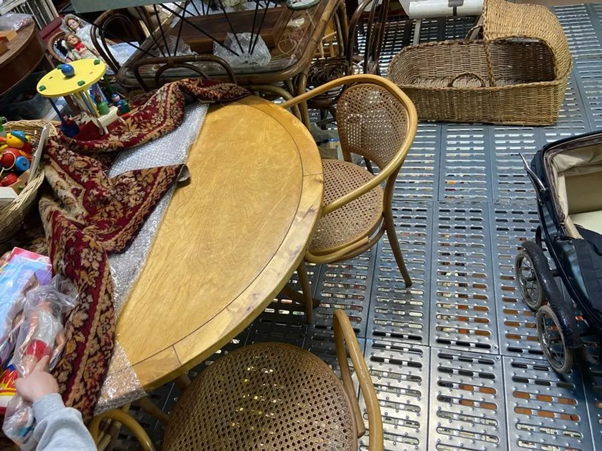 Stunning Bentwood Breakfast Table & Chairs - Image 4