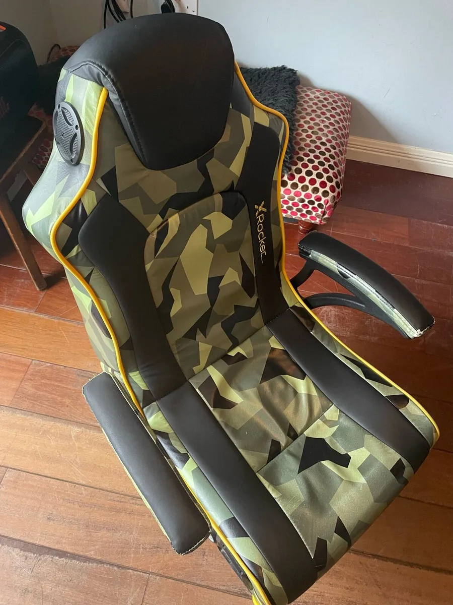 X Rocker Camo Gaming Chair - Image 2
