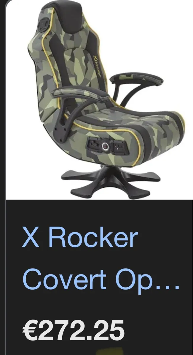 X Rocker Camo Gaming Chair - Image 3