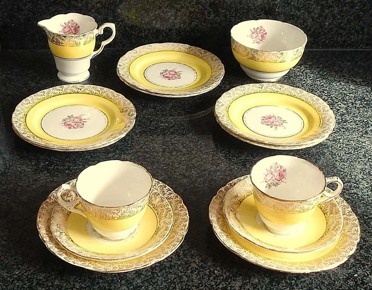 Selection of 14 Pieces Royal Stafford Bone China - Image 1