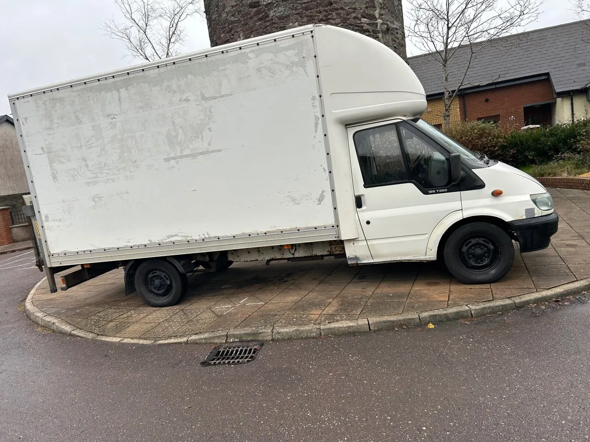 05 transit box body and tail lift tested 125 bhp - Image 1