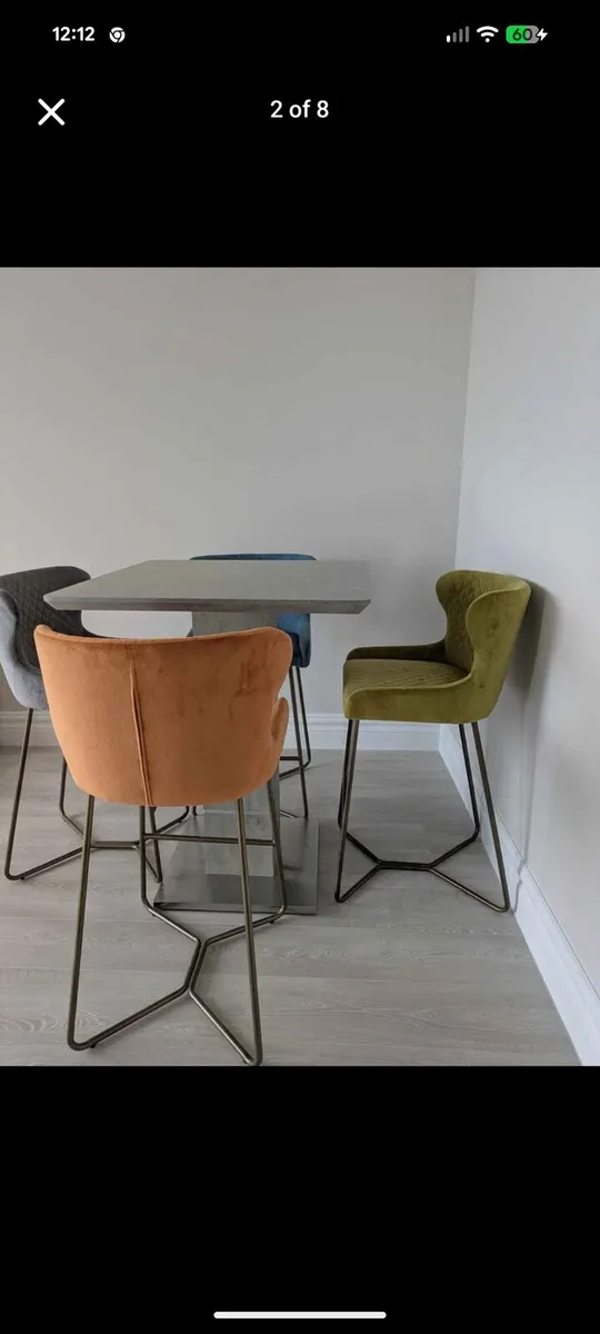 Bar Table & 4 Stools - Image 3