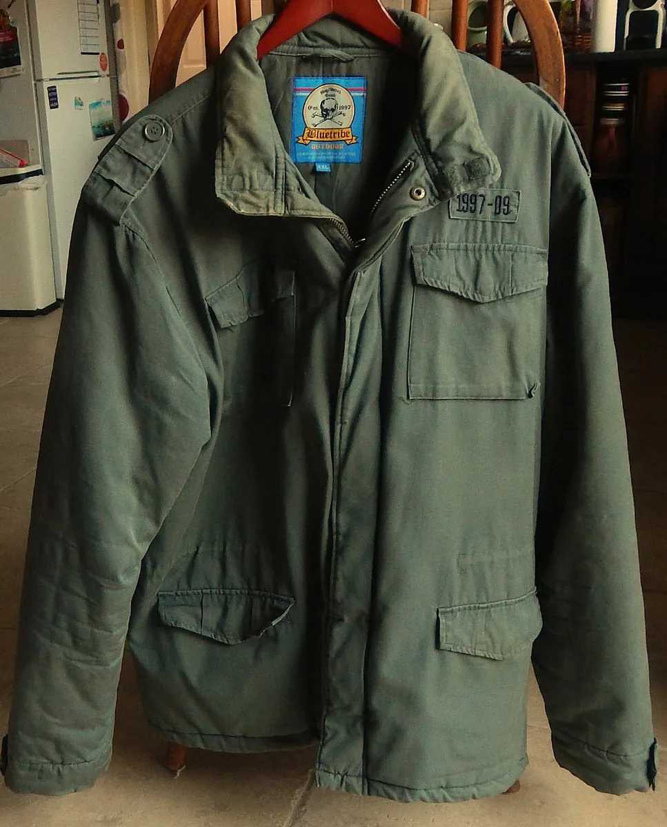 Gents Bluetribe Military Style Field Jacket - Image 1