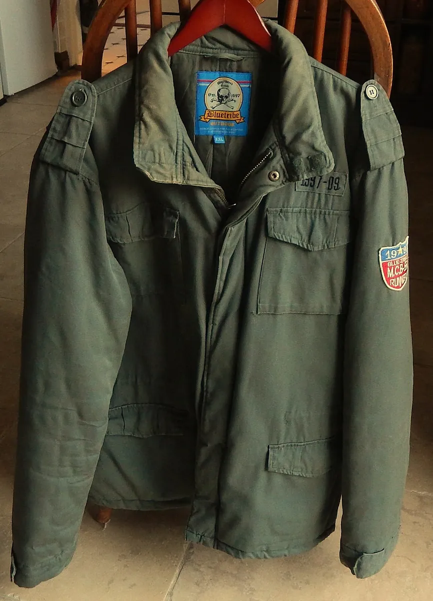 Gents Bluetribe Military Style Field Jacket - Image 2