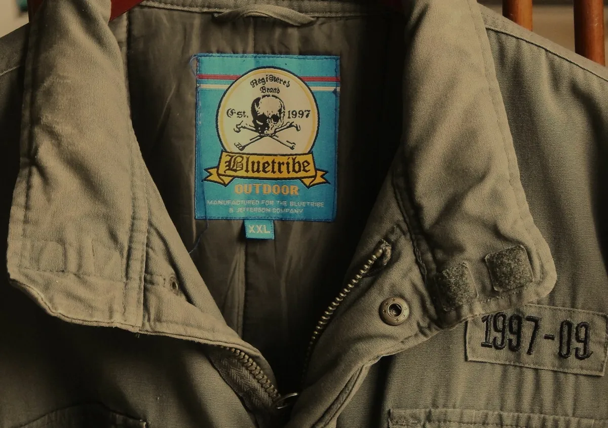 Gents Bluetribe Military Style Field Jacket - Image 4