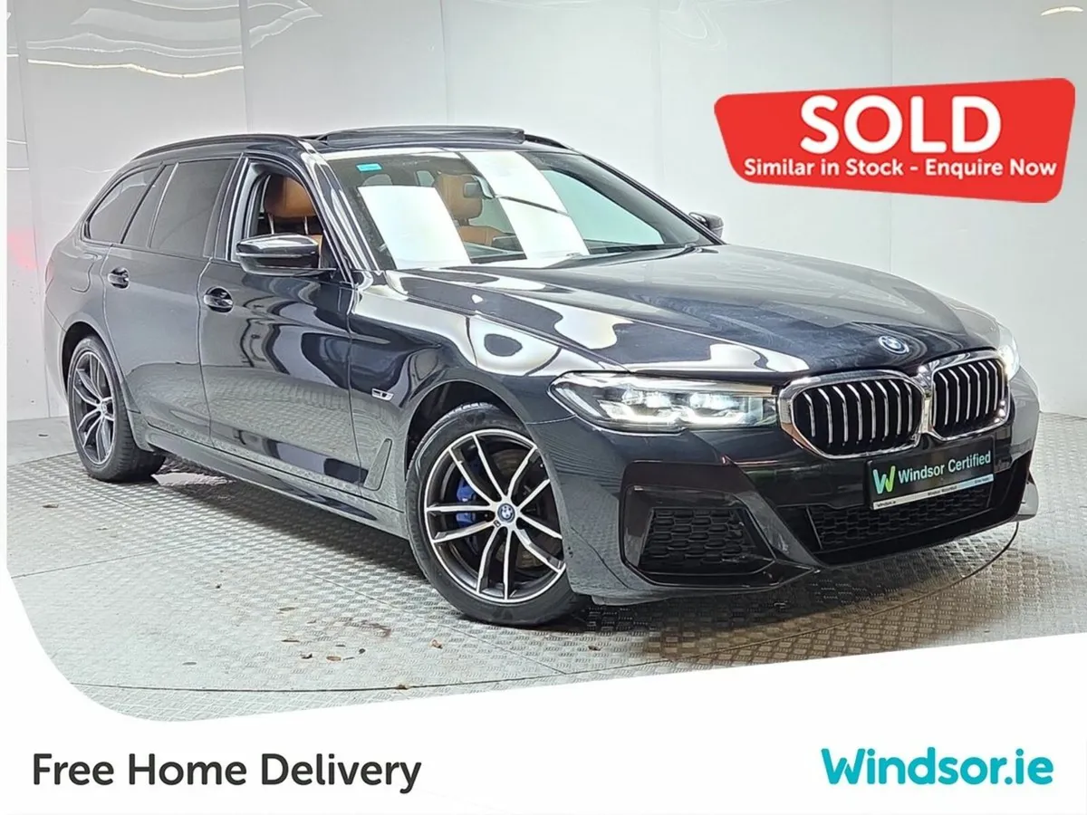 BMW 5-Series 530E M Sport Touring *Panoramic Sunro - Image 1