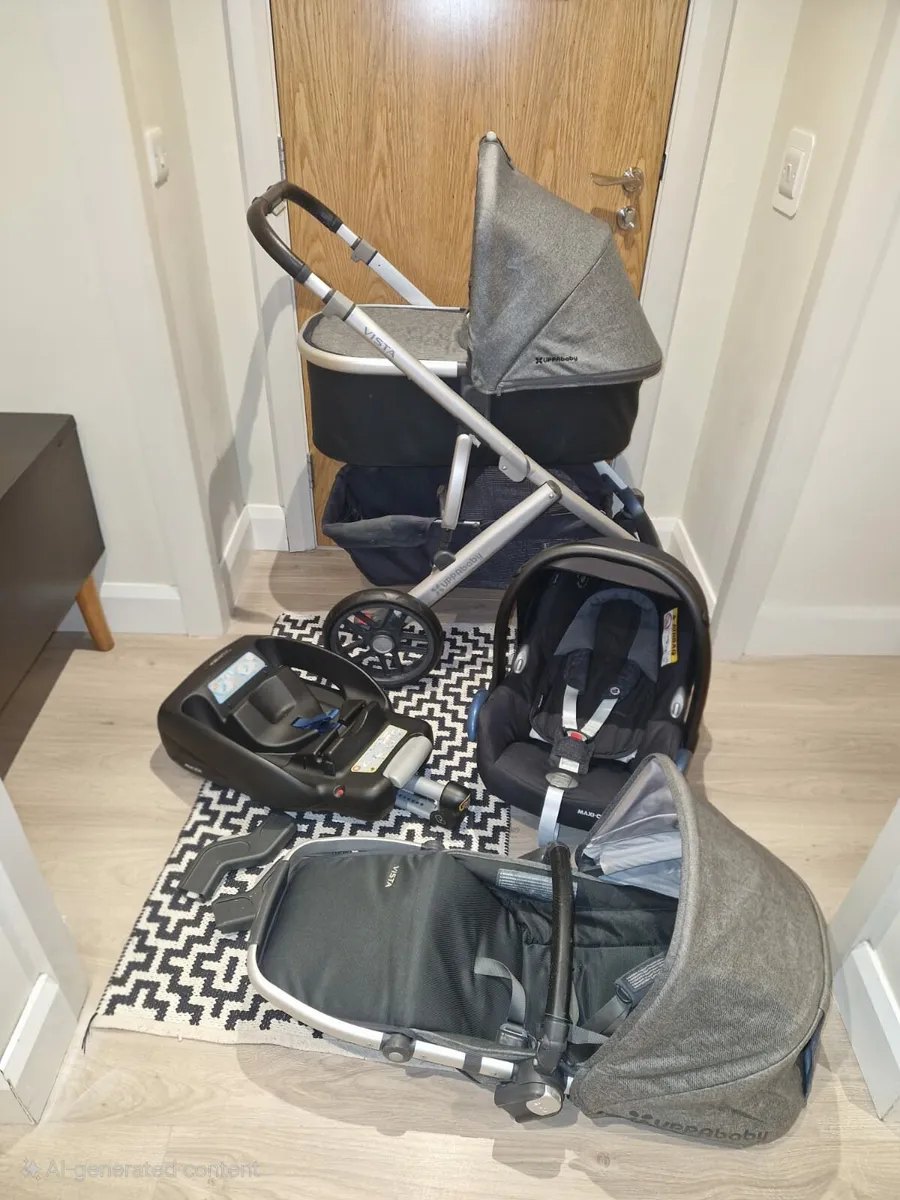 As New Uppababy Vista Full set - Image 1